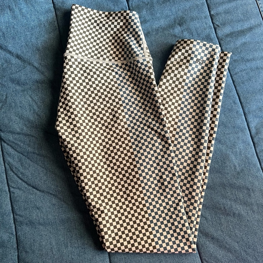 Split 59 AVA Checker Leggings New without tags Small